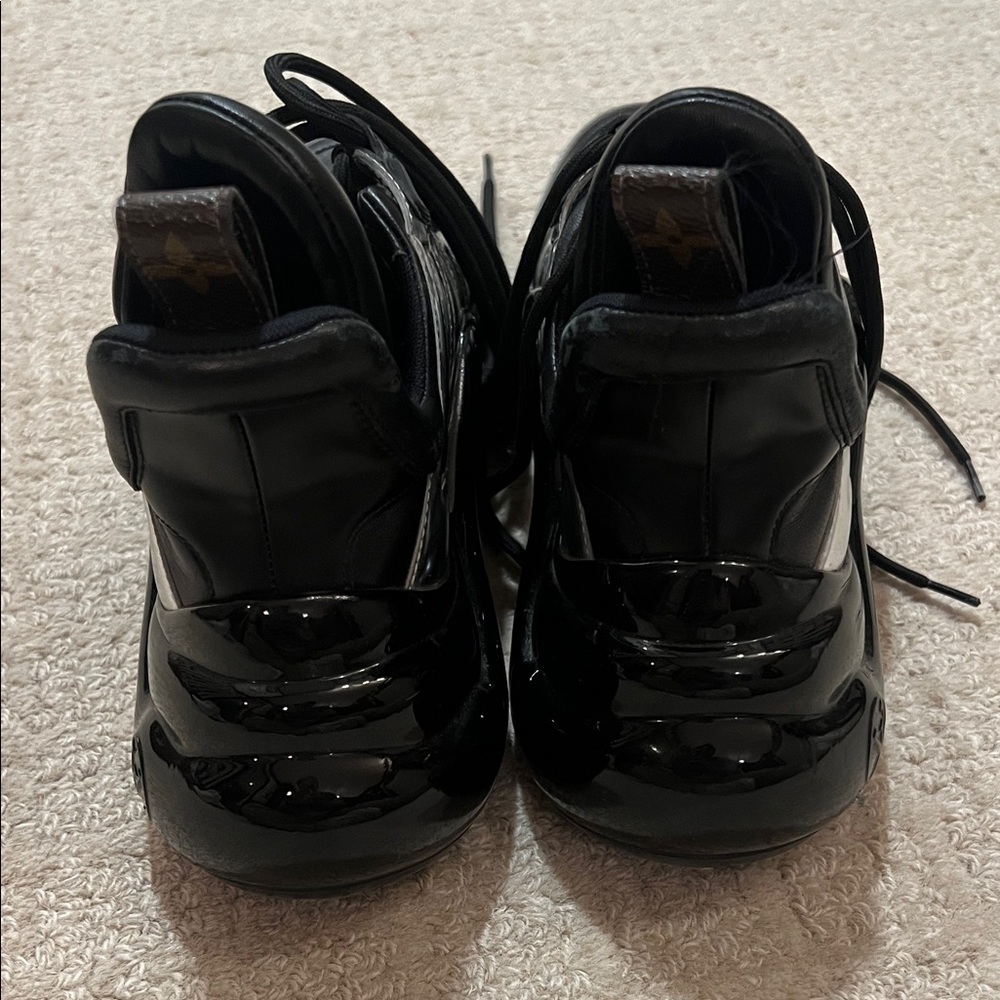 Louis Vuitton Black and Silver Athletic Shoes - Picture 3 of 8